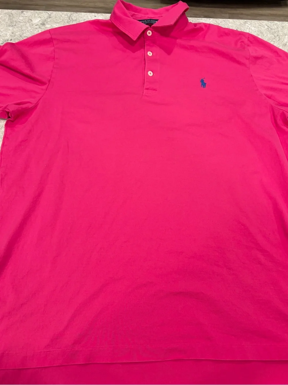 Polo Golf Ralph Lauren Men’s Pink Golf Polo-Large